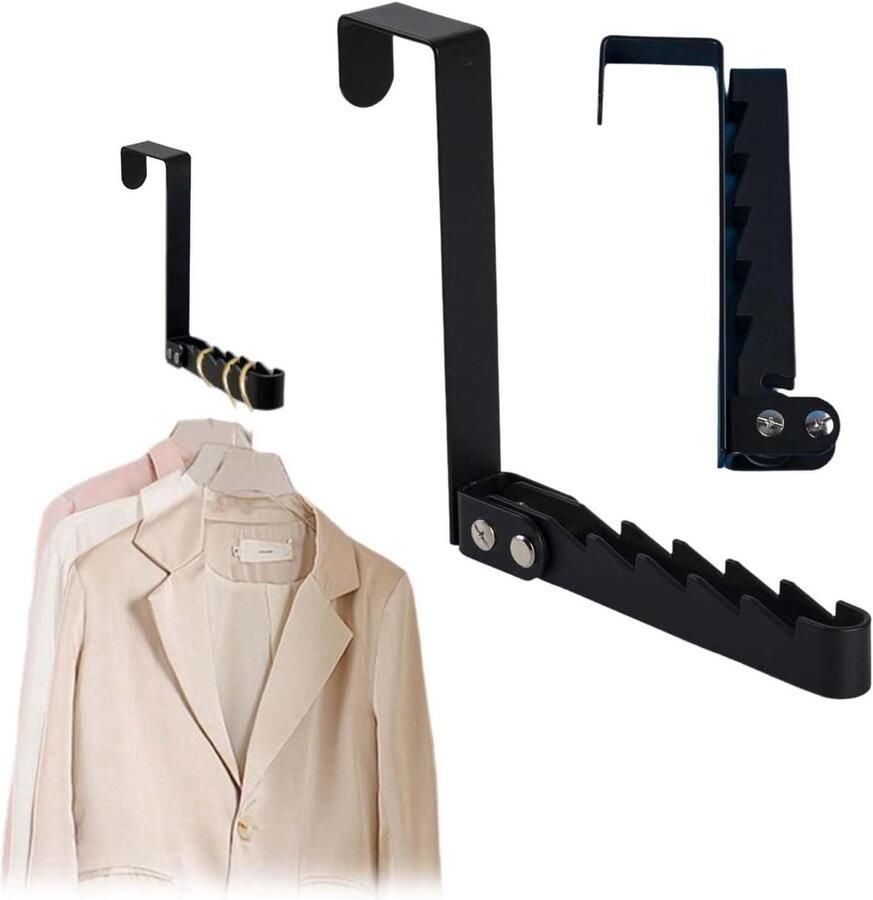Kledinghaken voor deur- Deurhaken om op te hangen- Praktische deurgarderobe- Solide deurkapstok om op te hangen