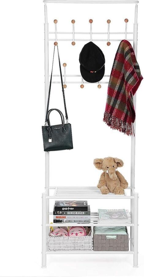 Uitbreidbare Kledingkast Organizer Rek Verstelbare Planken voor Organisatie en Opslag Geen Boor Locker Opbergrek Badkamer en Kledingkast Organisator 16.5 inch Breed (30-40 cm 118-157 inch) Kledingkast - Foto 14