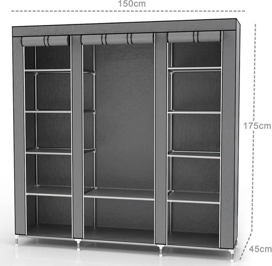 Kledingkast armoire placards kasten 175 x 45 x 150 cm