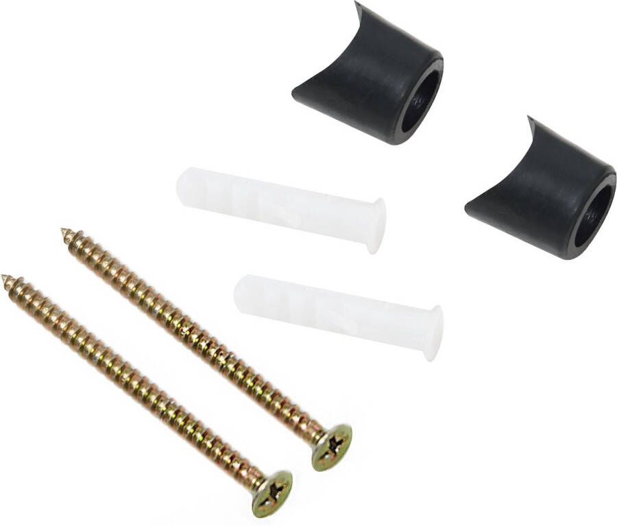 Unbranded Kledingkast Open Sheila Kast Zwart Met 2 Planken 150x80x40 cm Staal Gepoedercoat Minimalistisch Design - Foto 2