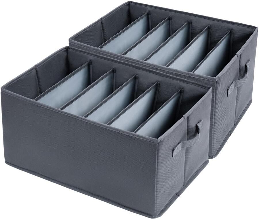 Kledingkast Organizer Set met Grote Capaciteit en Handige Handvatten voor Gemakkelijke Toegang