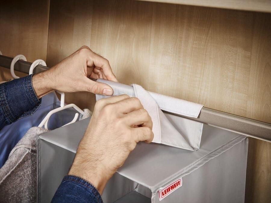 Kledingkast van Leifheit met extra opbergruimte