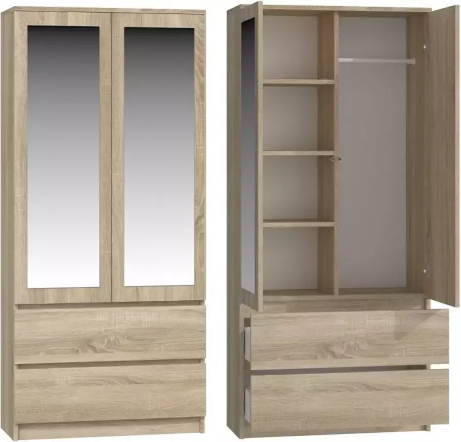 Kledingkasten Slaapkamer-kledingkast Met Spiegel