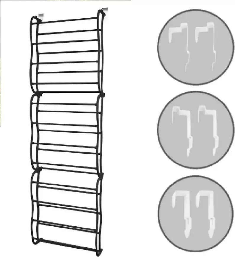 Kledingrek 4 grote wielen verstelbaar stabiel tot 110kg