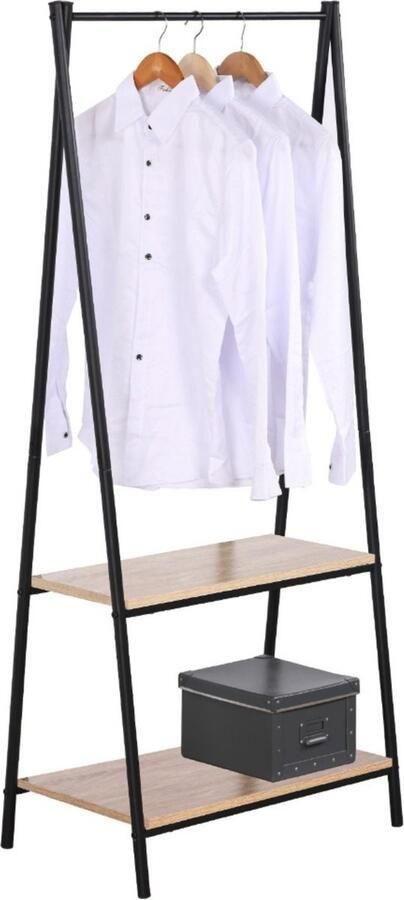 Bolt Edge Kledingrek Bruin Met 2 planken Garderoberek met schoenenrek