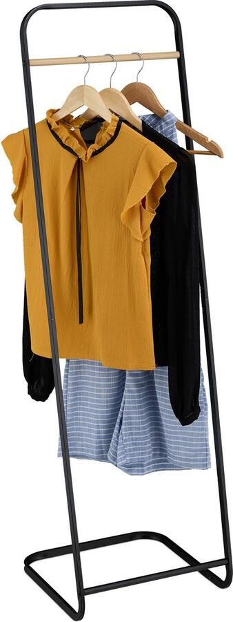 Relaxdays kledingrek metaal 140x41x41 cm hal slaapkamer garderoberek