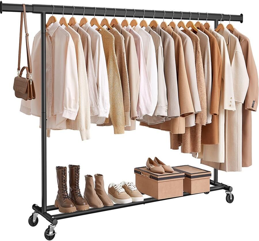 Kledingrek op wielen