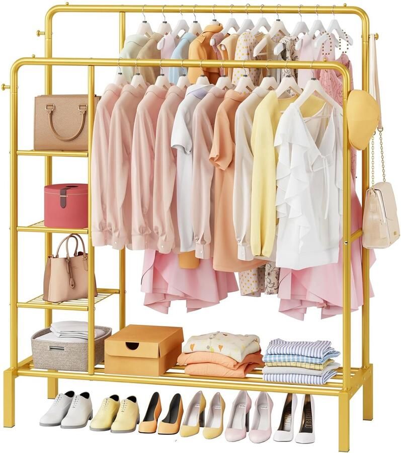 Kledingrek Stevig en duurzaam 1 stuk Metaal 164cm x 52cm x 120cm