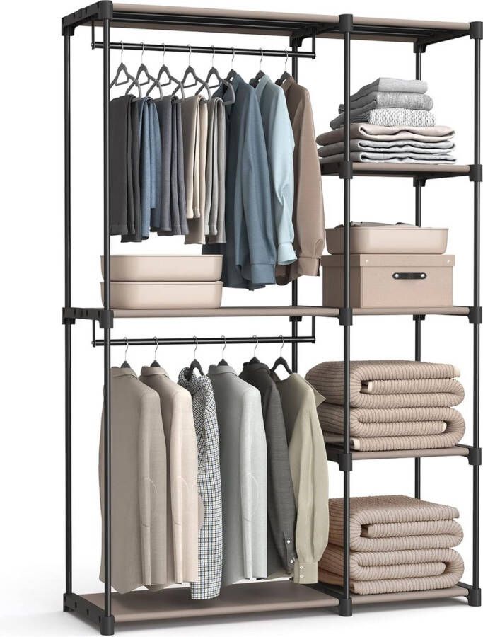 Kledingrek Vrijstaande hanger Clothes rack Freestanding hanger 43 x 124 x 182 cm