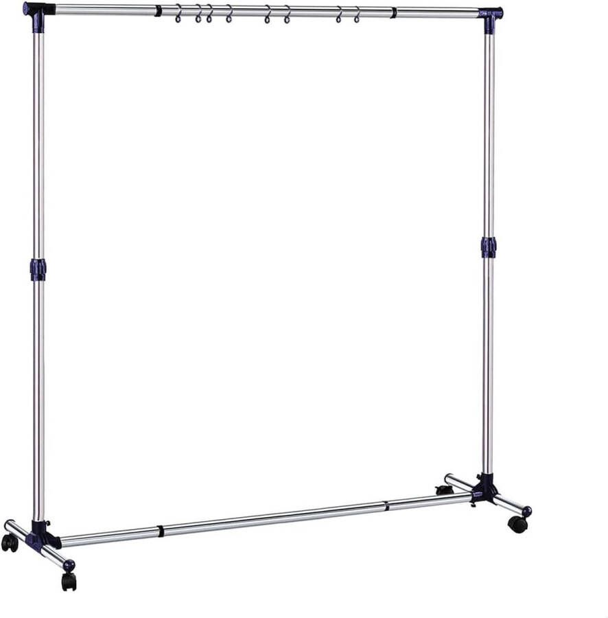 Kledingrek Vrijstaande hanger Clothes rack Freestanding hanger 44D x 143B x 165H centimeter