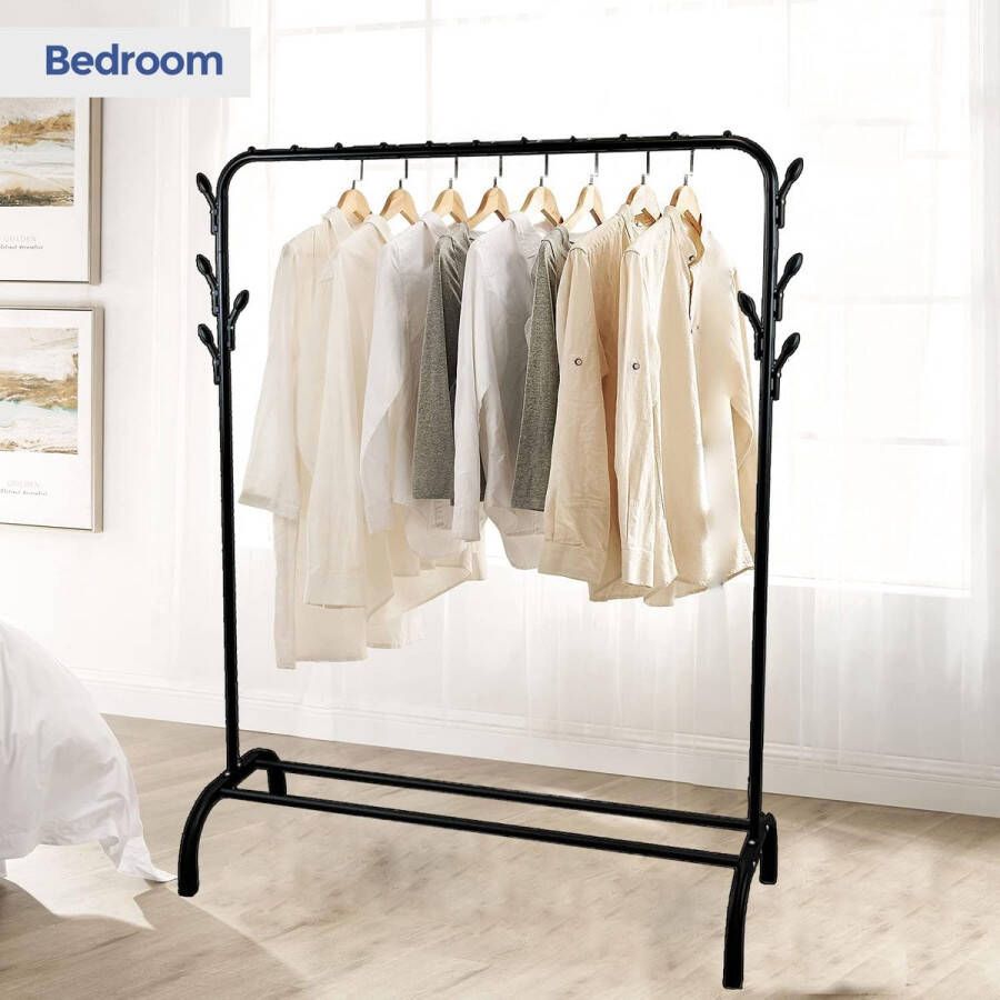 Kledingrek Vrijstaande hanger Clothes rack Freestanding hanger 54D x 110B x 150H centimeter