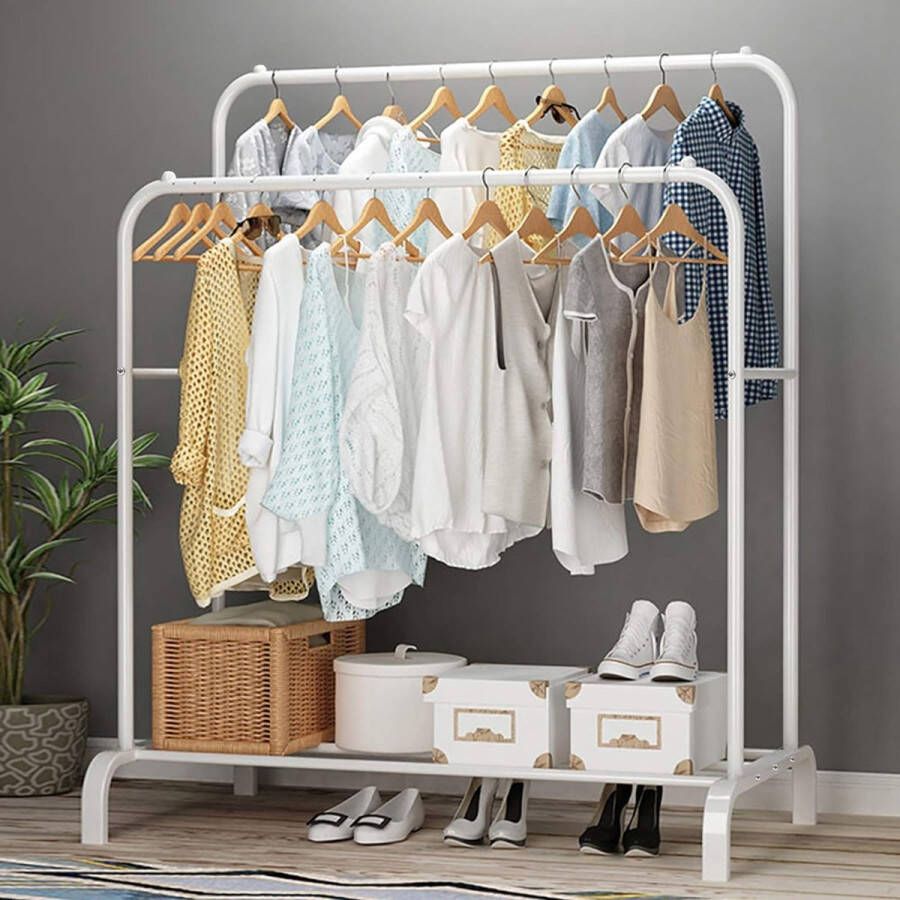 Kledingrek Vrijstaande hanger Clothes rack Freestanding hanger 55D x 110B x 144H centimeter