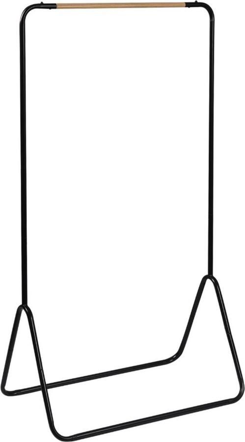 Bolt Edge Kledingrek Zwart Metaal Organizer Voor Slaapkamer