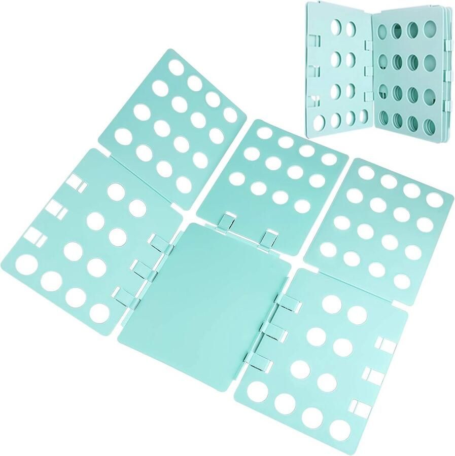 Kledingvouwplank kledingmap wasvouwplank overhemdenmap T-shirtvouwhulp kleding voor volwassenen broeken wasgoed-T-shirtorganizer Nordic Green