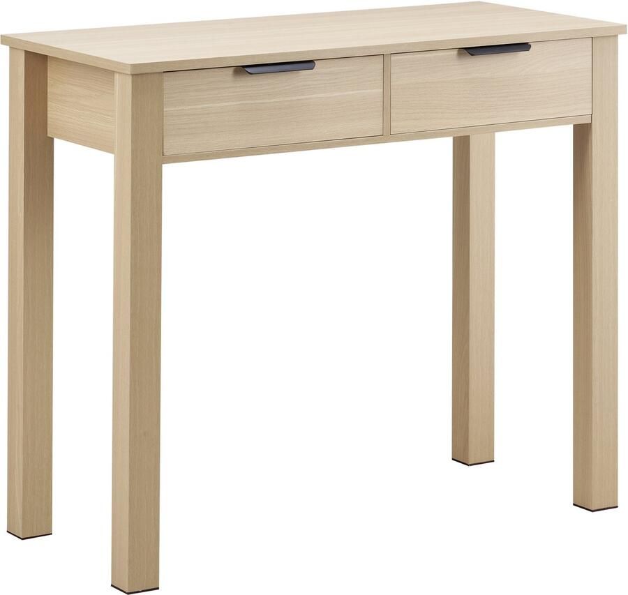 Klein bureau met lade houten bureau voor de slaapkamer eenvoudige werktafel om te tekenen en te lezen rechthoekige tafel van MDF met plank voor kantoor of werkkamer
