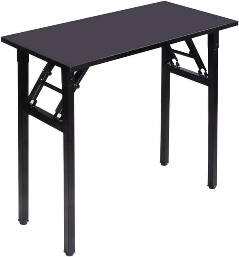 Klein Inklapbaar Bureau 80 x 40 cm Multifunctionele Klaptafel voor Thuis en Kantoor