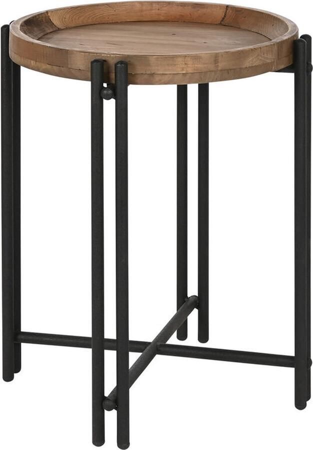 Kleine bijzettafel Home ESPRIT Hout Metaal 50 x 50 x 60 cm