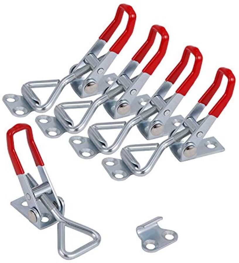 Kleine kniehendelspanne 5 stuks 100 kg capaciteit verstelbare kistsluiting für deuren kisten en kasten