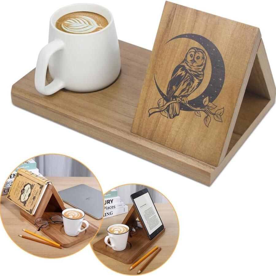 Kleine leesboekenkast driehoekige boekhouder korte premium eenvoudige boekenkast voor nachtkastje kantoor bureau bibliotheek of tafeldecoratie voor koffie en boekenliefhebbers