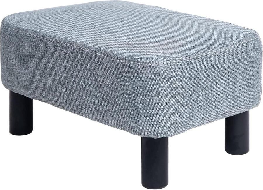 Kleine voetenbank Linnen stoffen poef Geschikt voor woonkamer en slaapkamer