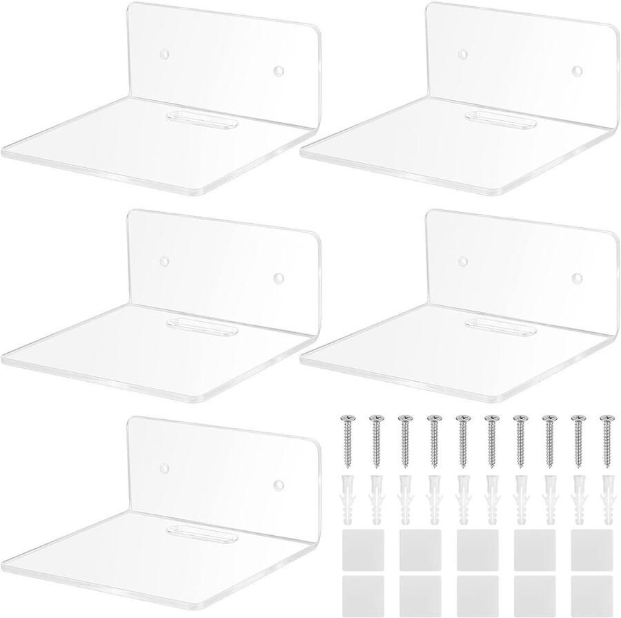 Kleine Wandplank Transparant Acryl 1 stuk