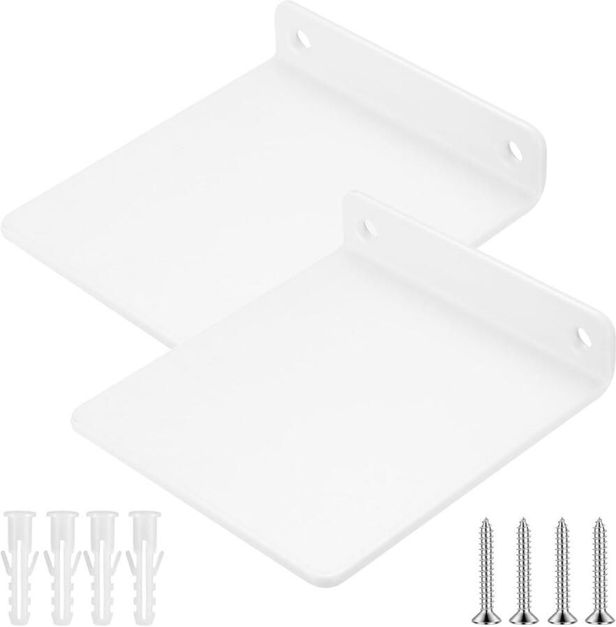 Kleine wandplanken mini-wandplanken witte zwevende planken voor muren decoratie voor kinderkamer wandplank voor keuken badkamer woonkamer 11 x 10 x 2 3 cm