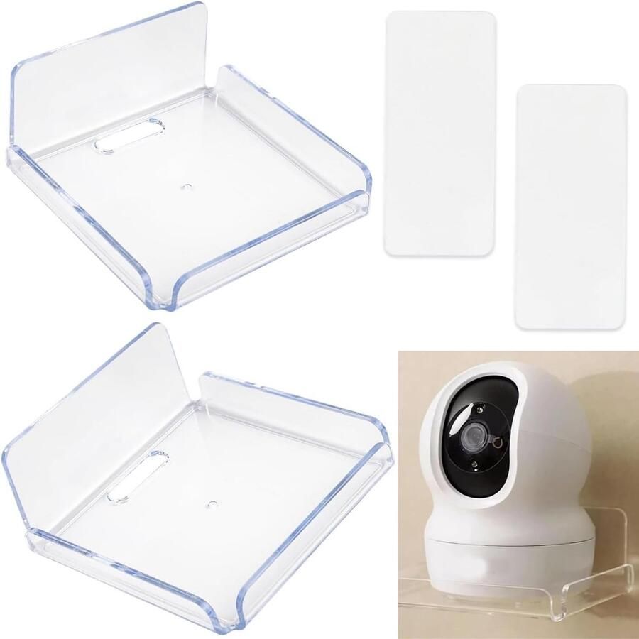 Kleine wandplanken Perfect voor camera's en monitoren 2 stuks