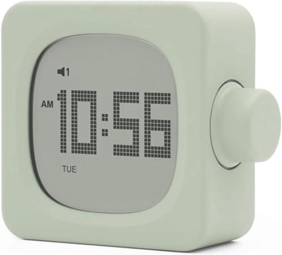 Kleine Wekker Creatieve Studentenklok Slaapkamer Nachtkastje Kantoor Elektronische Klok Wake-up Light