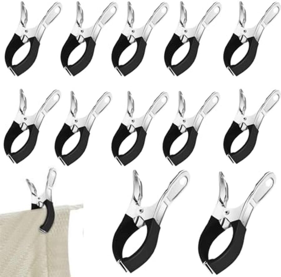 Klemmen voor zwembadafdekking 12 stuks voor veiligheid en stabiliteit