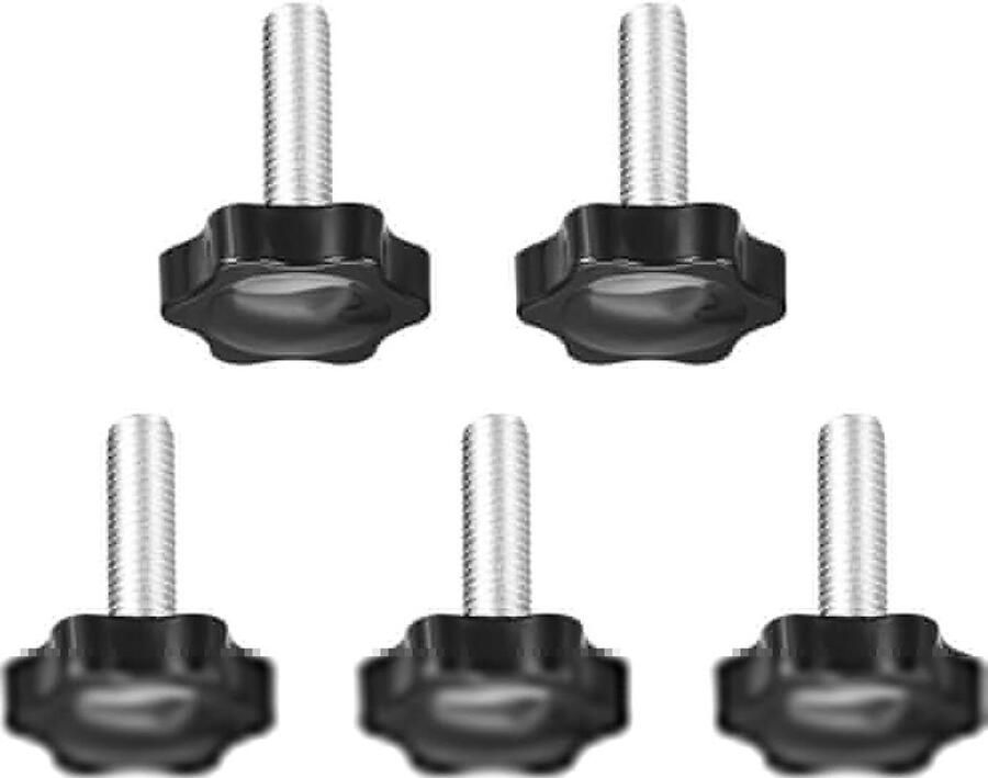 Optimaliseer je titel: Klemschroef Knop voor Draaibank Machine Pruim Hex Vormige Grips Ster Knop M10 x 30mm 5 stuks. Voeg de zoekwoorden 'mechanische apparatuur' en 'industrie apparatuur' toe voor extra relevantie