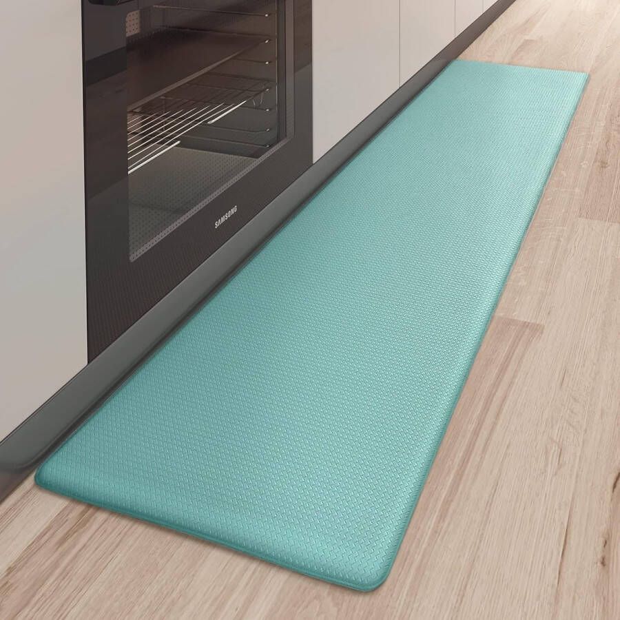 Color&Geometry Comfort Kitchen Runner Non-Slip Kitchen Mat with Oil-proof and Waterproof PVC Rubber Backing Kitchen Mat Carpet Runner for Dining Room Kitchen Hallway