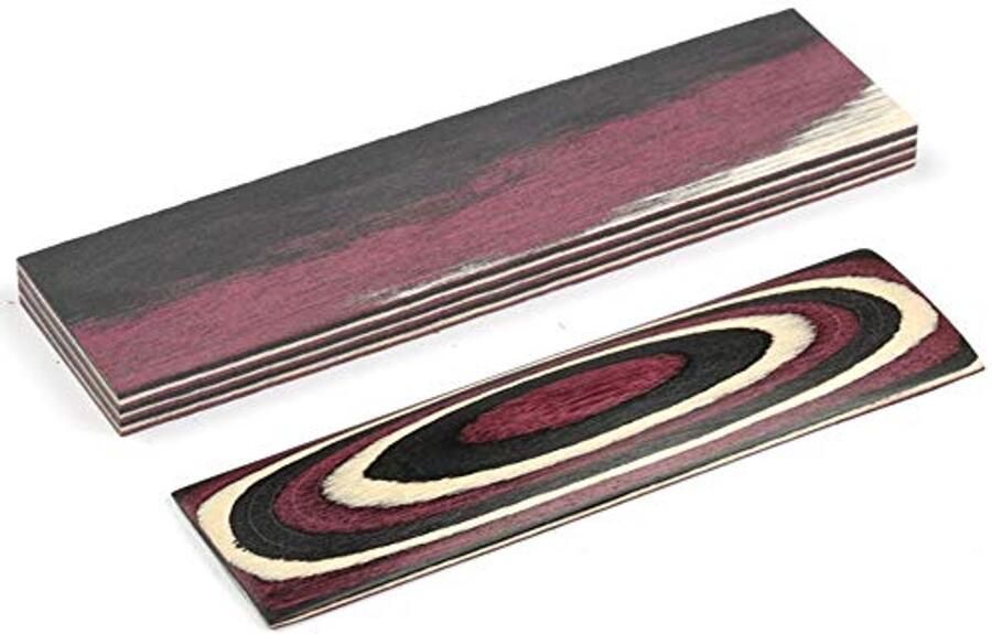 Kleur Houten Messen Handvatten voor DIY Maken 2 Stuks 150x40x10mm