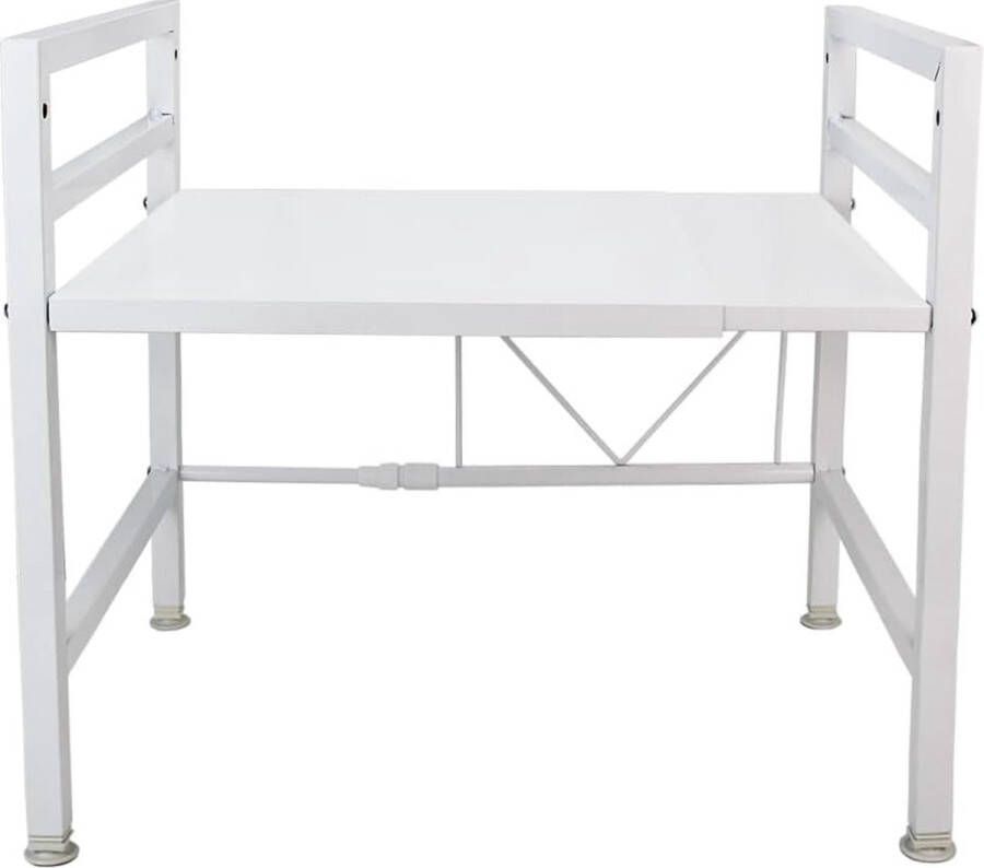 Kleur intrekbaar 40-64CM metalen magnetronrek multifunctioneel keukenhuishoudrek rijstkokerstandaard tafelblad oven opbergrek kruidenrek