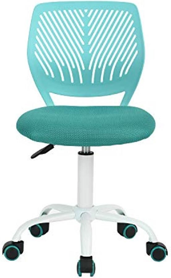 Kleurige verstelbare bureaustoel zonder armleuningen voor kinderen