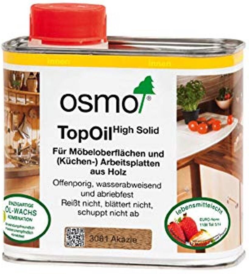 Kleurloze Houtafwerking voor Meubels en Werkbladen 500ml