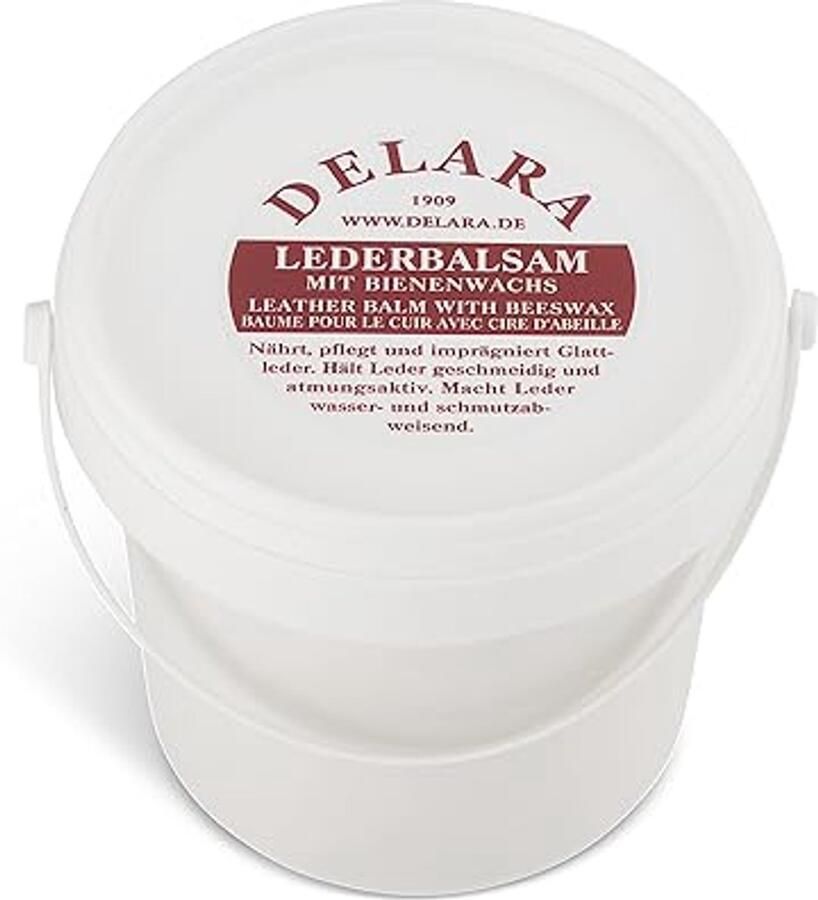 Kleurloze leerbalsem met bijenwas voor soepel en waterafstotend leer 500 ml