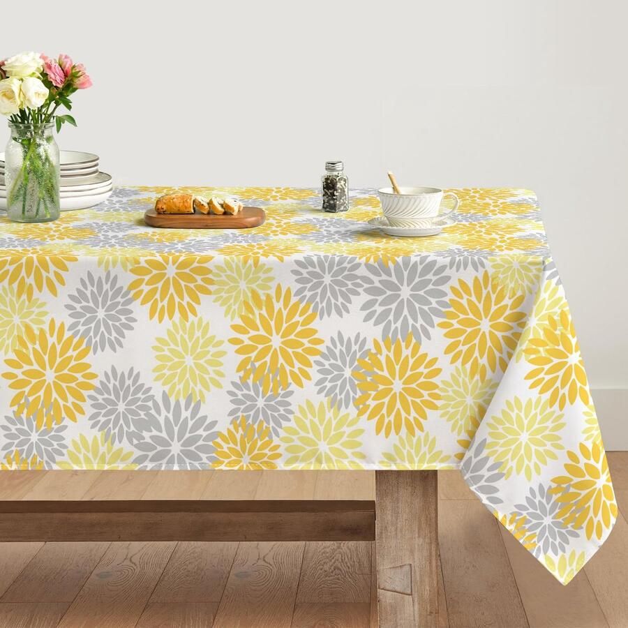 Kleurrijk tafelkleed 100% polyester 140 x 220 cm