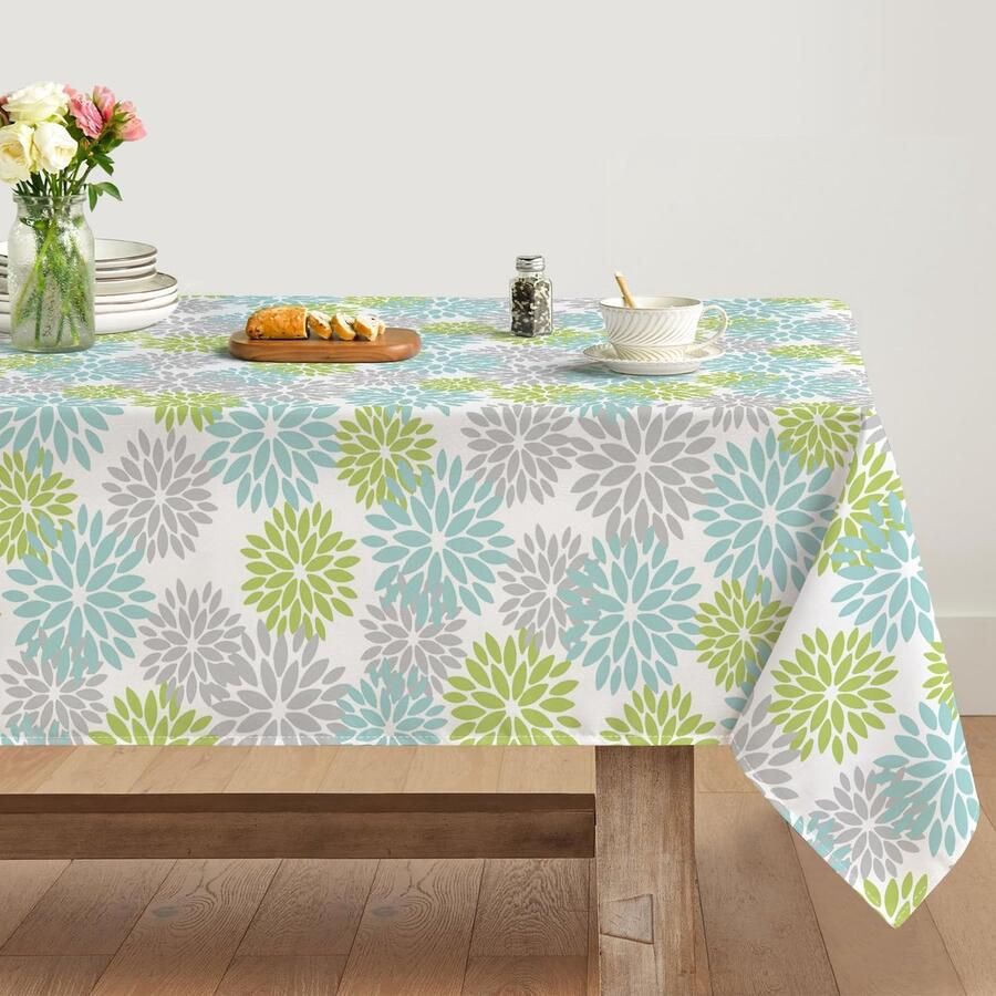 Kleurrijk tafelkleed 100% polyester 140 x 220 cm