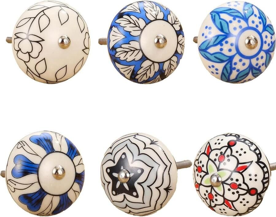 Kleurrijke keramische kastknoppen en handgrepen Stijlvolle en betaalbare update voor je interieur