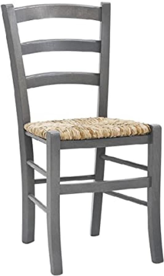 Kleurrijke Stoel voor Restaurant en Thuis Duurzaam Hout en Stro