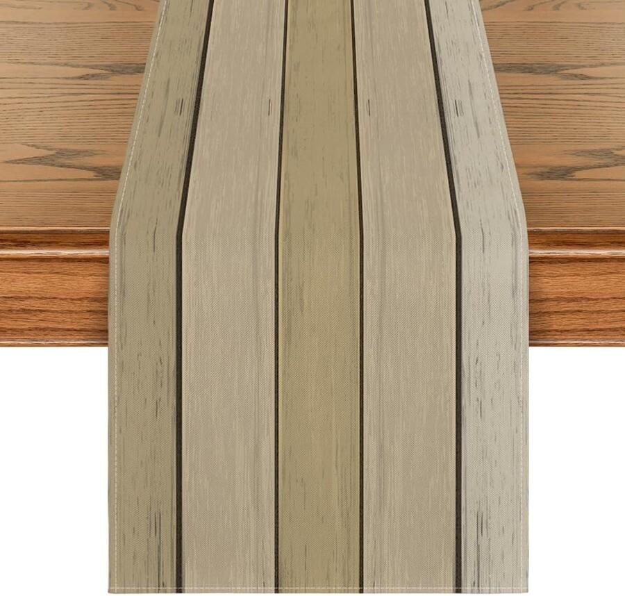 Kleurrijke tafelloper 40x140 cm 100% polyester duurzaam