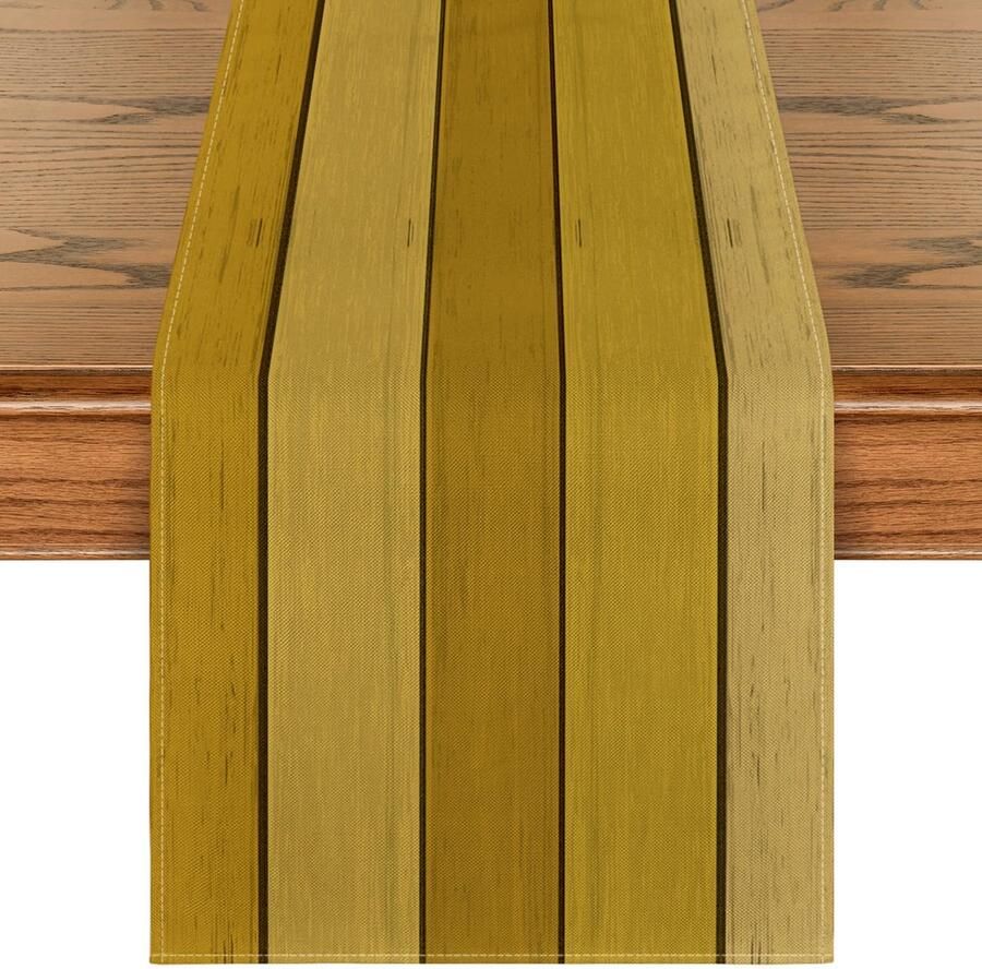 Kleurrijke tafelloper 40x140 cm 100% polyester duurzaam