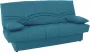 Klik-klak bedbank van 100% katoen met opbergruimte SALOON II Groenblauw L 193 cm x H 95 cm x D 95 cm - Thumbnail 1