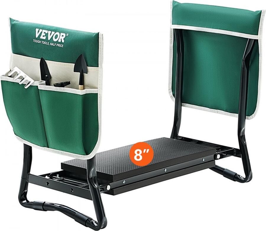 Kniebank Tuin Knieler en Stoel Kniebankje voor tuinieren 150 kilo Draagvermogen Opvouwbare Tuinkruk Knielbank Voor Tuinieren