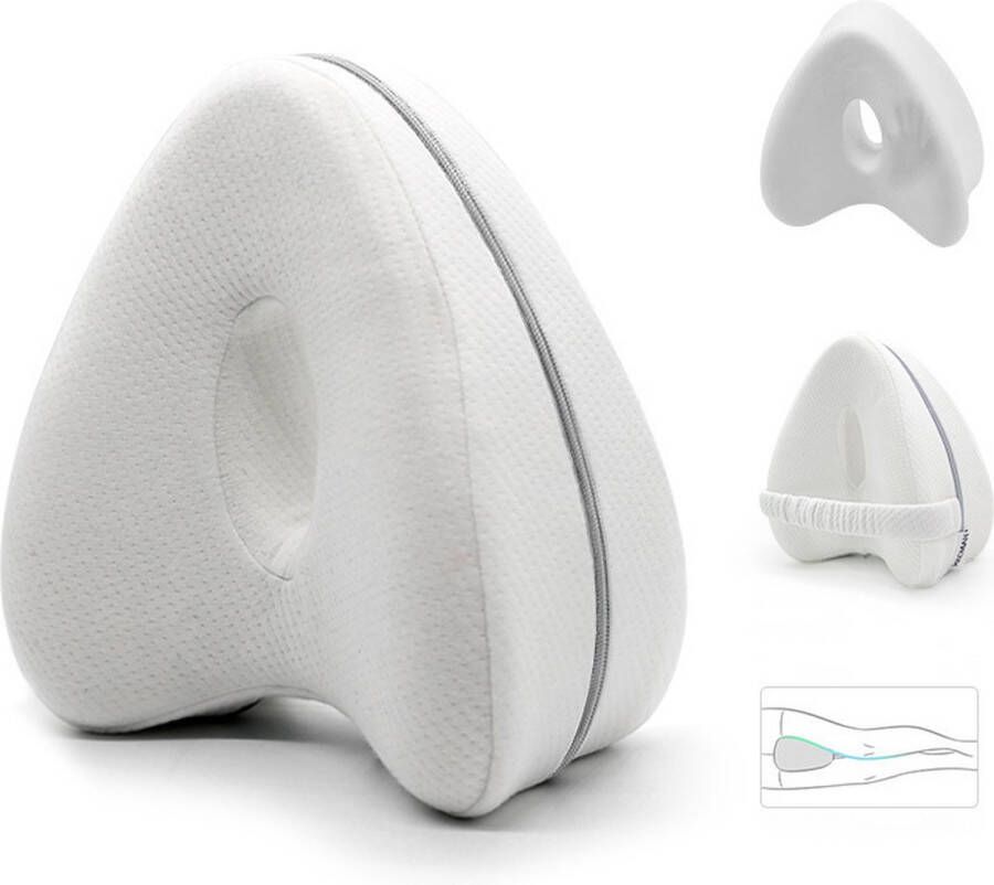 Sorone Kniekussen Ergonomisch Kniekussen Orthopedisch Kniekussen Beenkussen voor in bed Zijslapers kussen Knie kussen Zijslaapkussen Volwassenen Zijslaapkussen - Foto 3