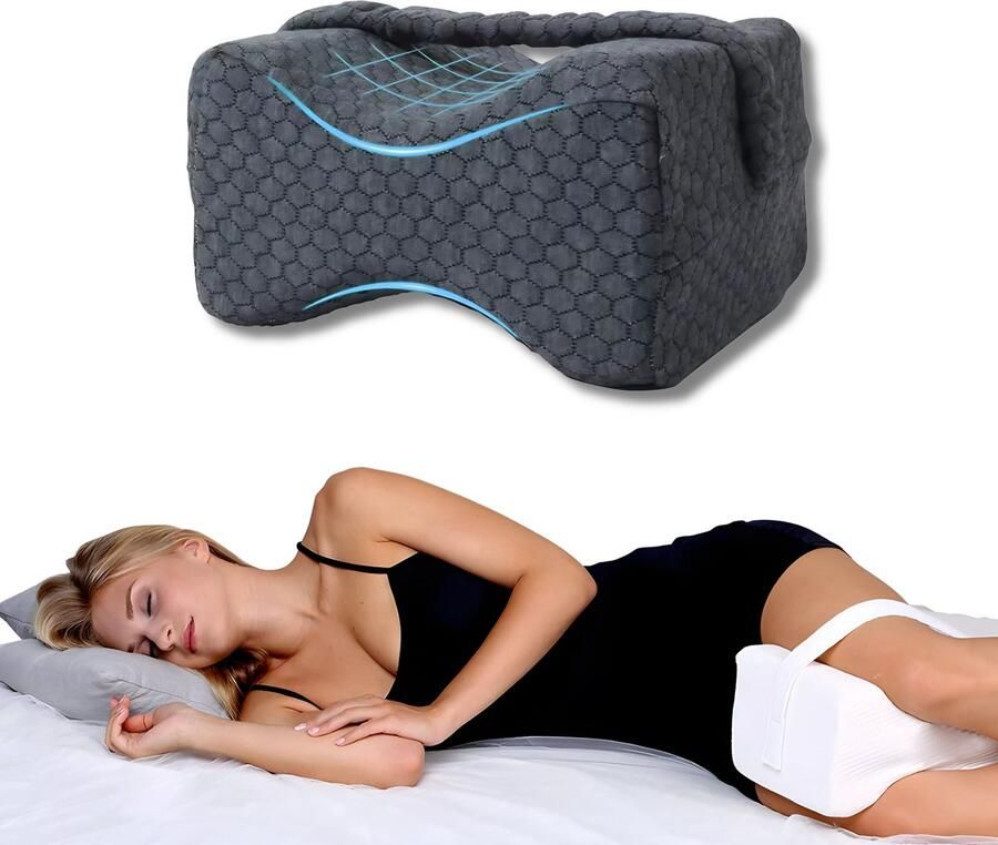 Kniekussen Orthopedisch Kniekussen voor in bed Beenkussen Kniekussen voor in bed zijslapers Kniekussen Orthopedisch Knie kussen Kniekussens Kniekussen Slapen Kniekussen Zijslaper Orthopedisch kniekussen voor in bed Orthopedisch - Foto 3