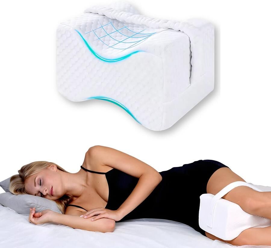 Kniekussen Orthopedisch Kniekussen voor in bed Beenkussen Kniekussen voor in bed zijslapers Kniekussen Orthopedisch Knie kussen Kniekussens Kniekussen Slapen Kniekussen Zijslaper Orthopedisch kniekussen voor in bed Orthopedisch