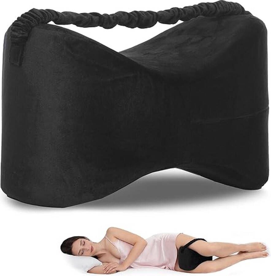 Kniekussen Voor In Bed Met Band Orthopedisch Beenkussen Voor Comfortabel Zijwaarts Slapen Zijslaapkussen Knie kussen Dat Helpt Bij Sciatica Rug Been Heup & Zwangerschap