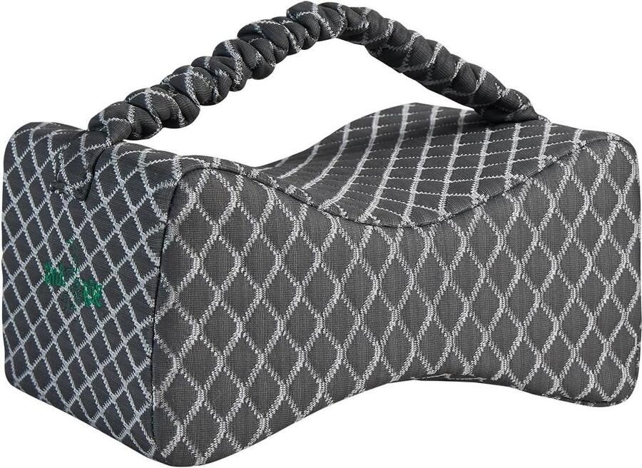 Kniekussen voor in het bed Kniekussen met elastische band Traagschuim Zijslapers Onderbeen Rug Heup Knie Gewrichten Wasbare hoes Alle figuren Alle seizoenen Grijs Kniekussen voor in het bed