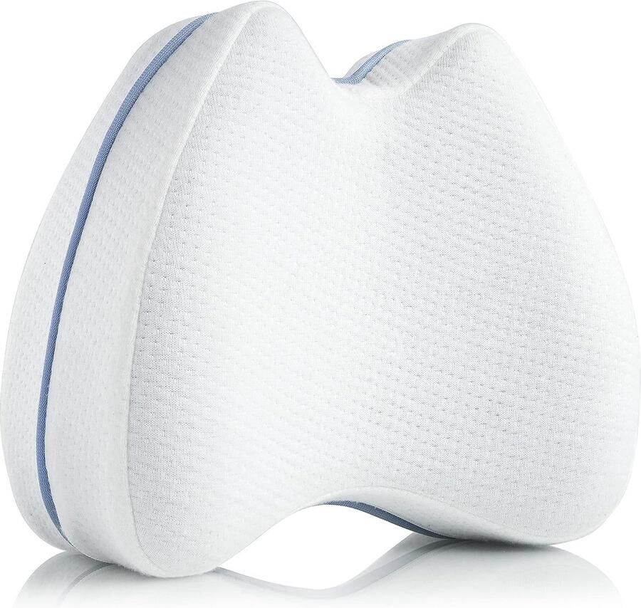 Kniekussen voor in het bed voor baby's I Kniekussen voor zijslapers Orthopedisch beenkussen I Ergonomisch positioneringskussen van visco-elastisch traagschuim Ademende hoes wasbaar 235x95 cm Kniekussen voor in het bed